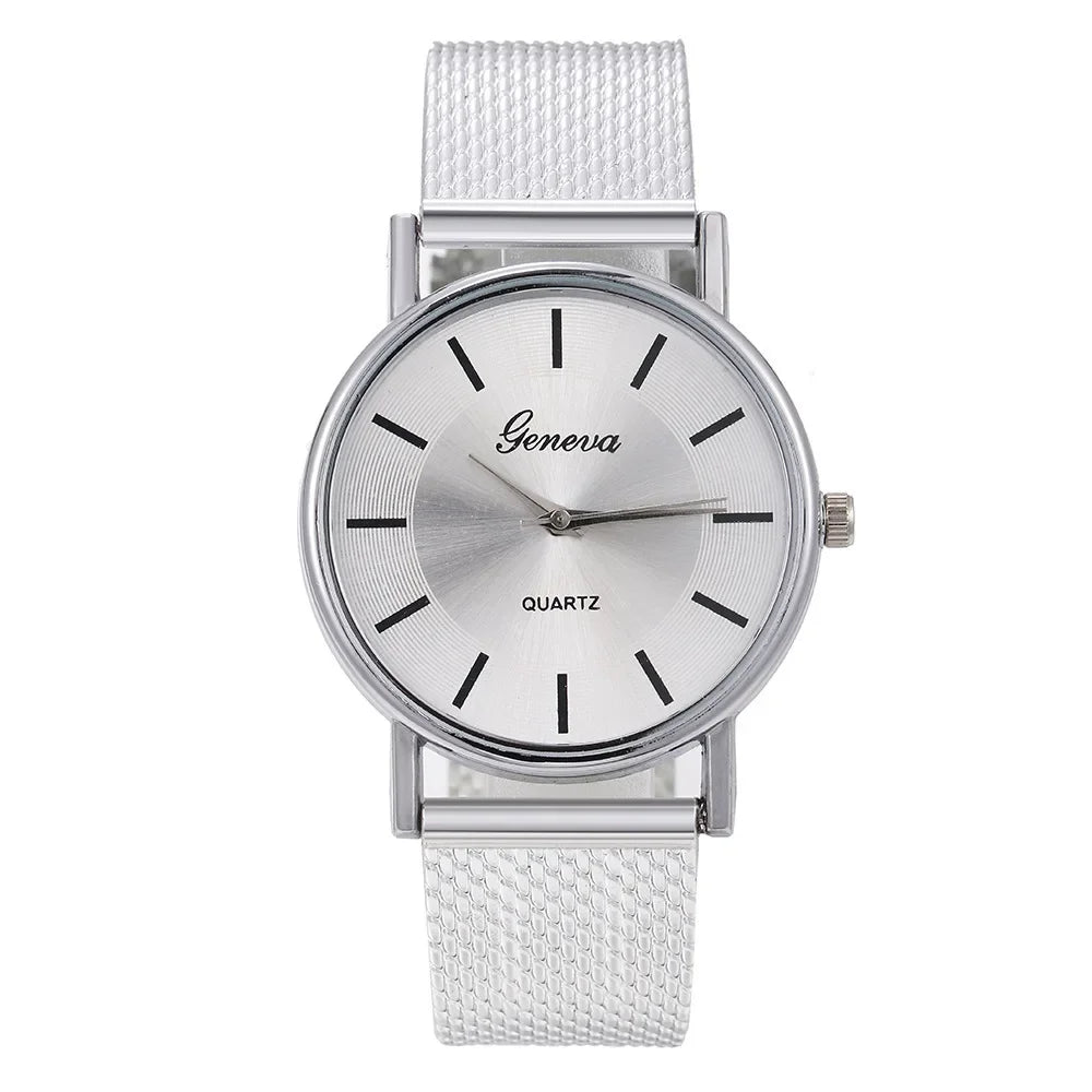 Luminous Watch for Women Luxury Stainless Steel Watches Simple Ladies Digital Quartz Wrist Watches Часы Женские Reloj Mujer