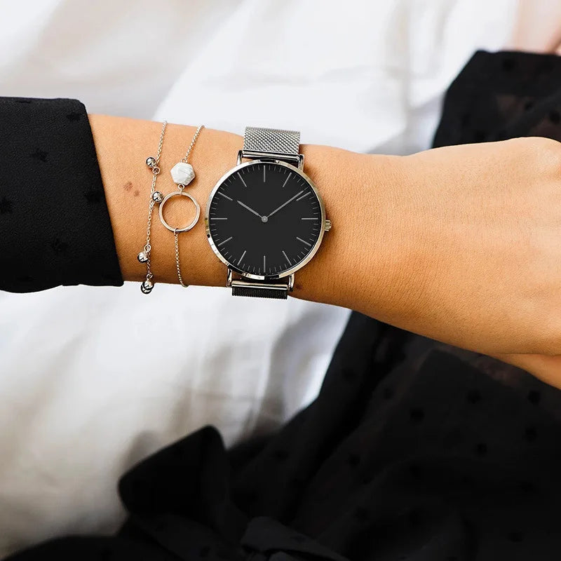 Simple Casual Watches for Woman Man Top Brand Luxury Women Quartz Watch Fashion Analog Ladies Wristwatch Clock relogio feminino