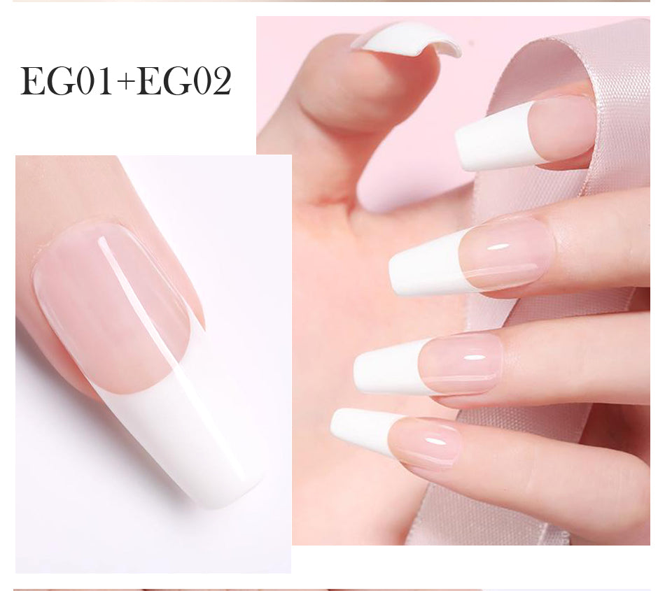 BORN PRETTY Clear 225g Jelly Extension Nail Gel Polish Milky White Camouflage Hard Gel Acrylic Nail Art Vernis Semi Permanent
