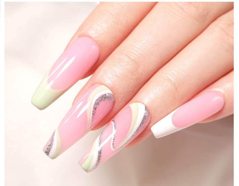 BORN PRETTY Clear 225g Jelly Extension Nail Gel Polish Milky White Camouflage Hard Gel Acrylic Nail Art Vernis Semi Permanent