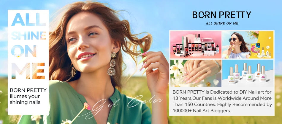 BORN PRETTY 250g 10 IN 1 Glue Gel Nail Polish Keep Nail C Arc Enhanced Nail Art Thickness Rubber Base Gel Super Bright Top Coat