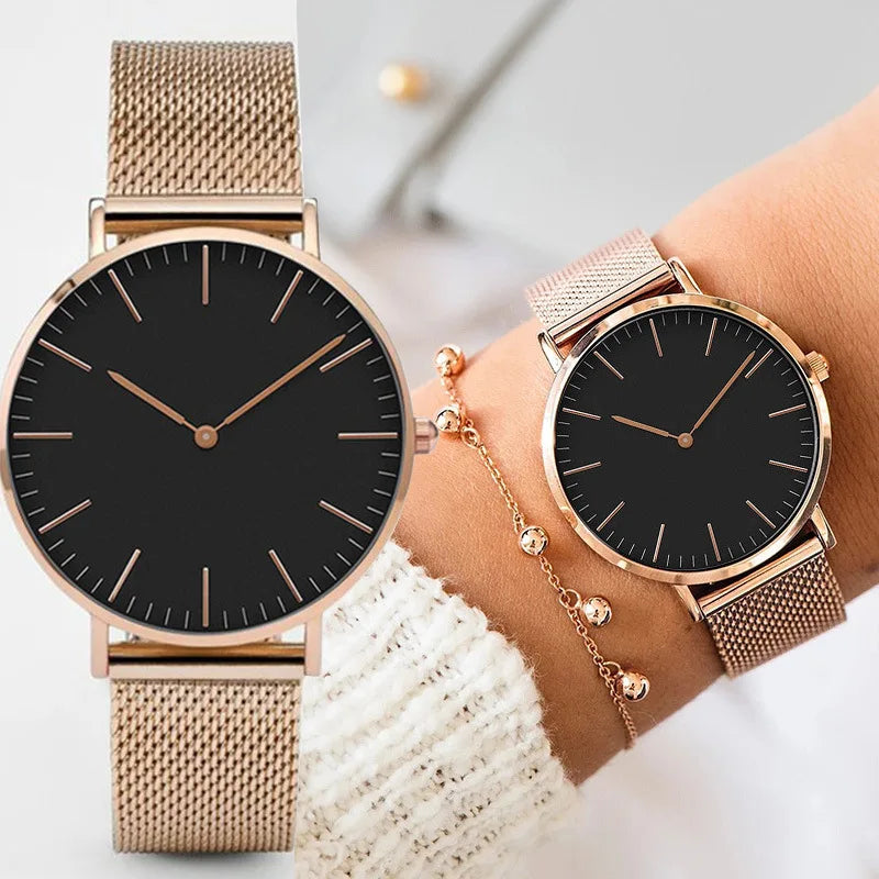 Simple Casual Watches for Woman Man Top Brand Luxury Women Quartz Watch Fashion Analog Ladies Wristwatch Clock relogio feminino