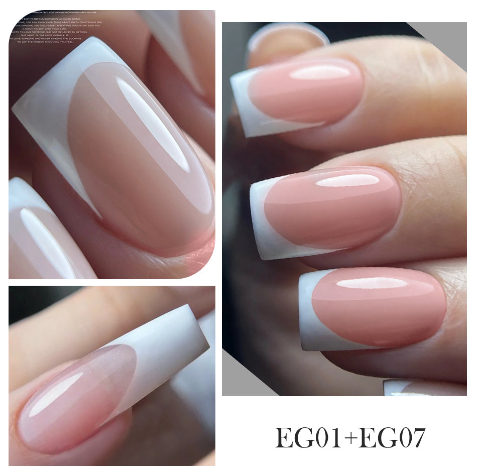 BORN PRETTY Clear 225g Jelly Extension Nail Gel Polish Milky White Camouflage Hard Gel Acrylic Nail Art Vernis Semi Permanent