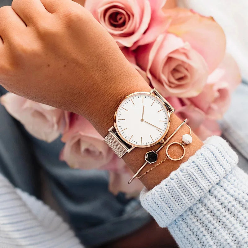 Simple Casual Watches for Woman Man Top Brand Luxury Women Quartz Watch Fashion Analog Ladies Wristwatch Clock relogio feminino