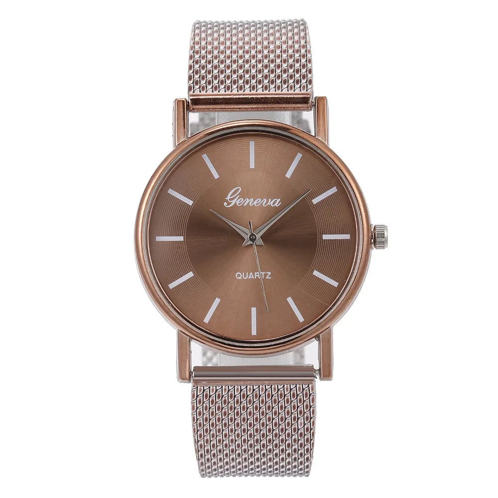 Luminous Watch for Women Luxury Stainless Steel Watches Simple Ladies Digital Quartz Wrist Watches Часы Женские Reloj Mujer