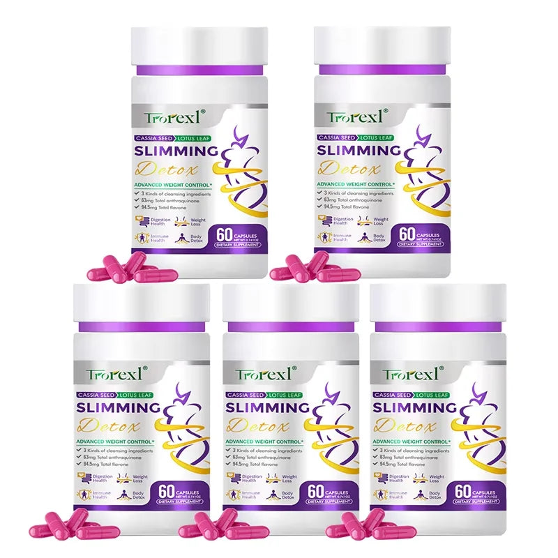 Extra Strength Cassia & Lotus Weight Loss Capsules – Natural Appetite Suppressant + Fat Blocker | Vegan | 60 Capsules