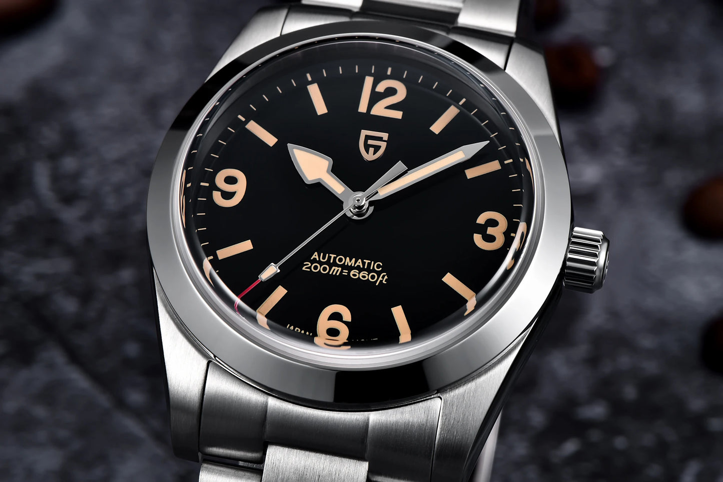 PAGANI DESIGN 2024 New 36MM Men Automatic Mechanical Watches NH35 Sapphire Stainless Steel AR Coating 20Bar Clock Watch for Men