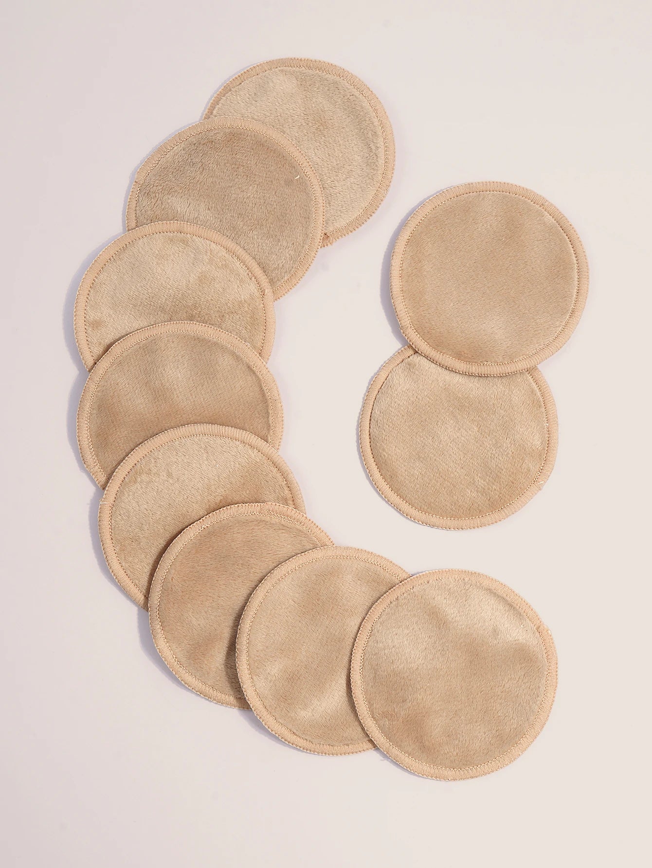 MAANGE 10 Pack Reusable Makeup Remover Pads Washable Face Cleansing Puff Cloth Clean Sponge Liquid Cream Tools Cosmetic Remover