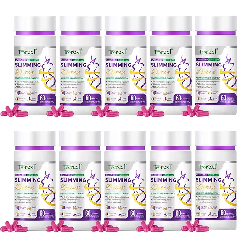 Extra Strength Cassia & Lotus Weight Loss Capsules – Natural Appetite Suppressant + Fat Blocker | Vegan | 60 Capsules